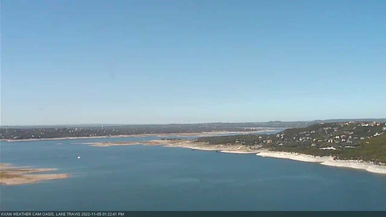 Lake Travis webcam, November 5, 2022 1:25 PM CT