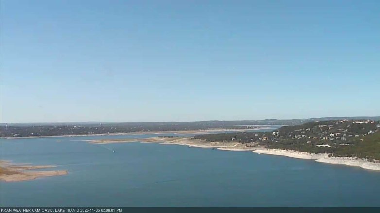 Lake Travis webcam, November 5, 2022 2:00 PM CT