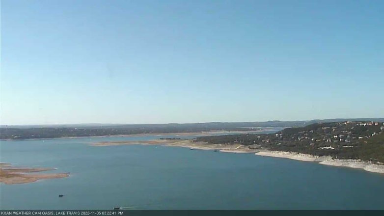 Lake Travis webcam, November 5, 2022 3:25 PM CT