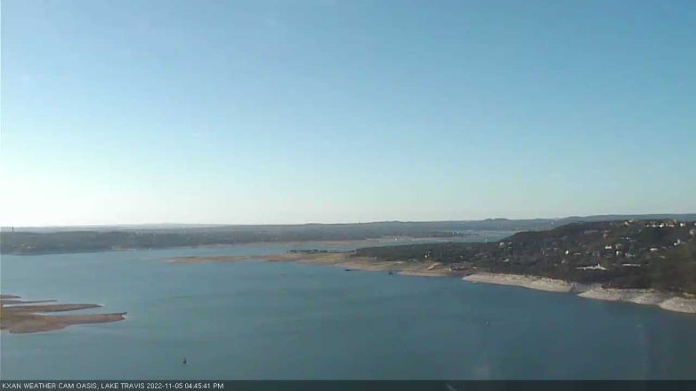 Lake Travis webcam, November 5, 2022 4:45 PM CT