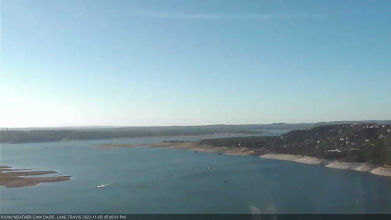 Lake Travis webcam, November 5, 2022 5:00 PM CT