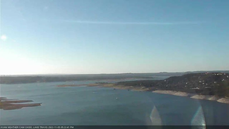 Lake Travis webcam, November 5, 2022 5:25 PM CT