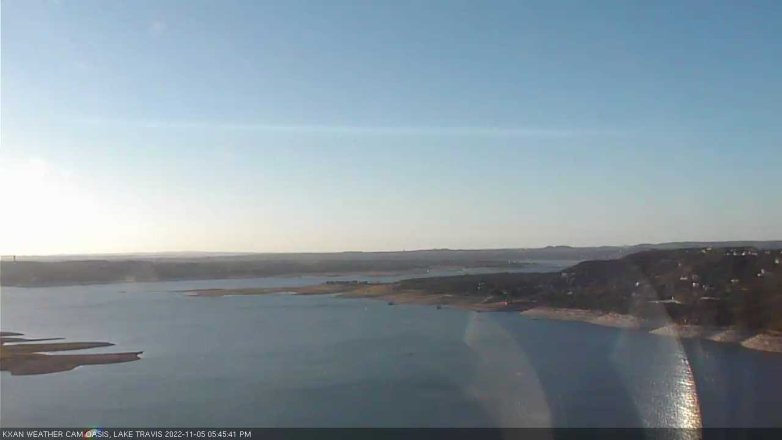 Lake Travis webcam, November 5, 2022 5:45 PM CT