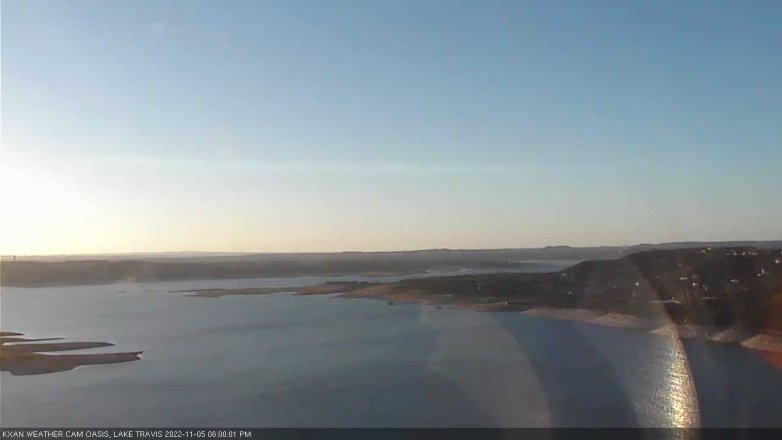 Lake Travis webcam, November 5, 2022 6:00 PM CT