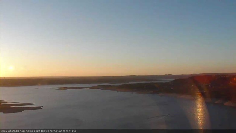 Lake Travis webcam, November 5, 2022 6:25 PM CT