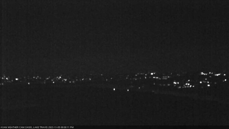 Lake Travis webcam, November 5, 2022 8:00 PM CT
