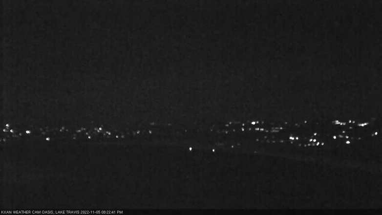 Lake Travis webcam, November 5, 2022 8:25 PM CT