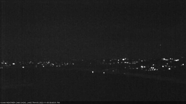 Lake Travis webcam, November 5, 2022 8:45 PM CT