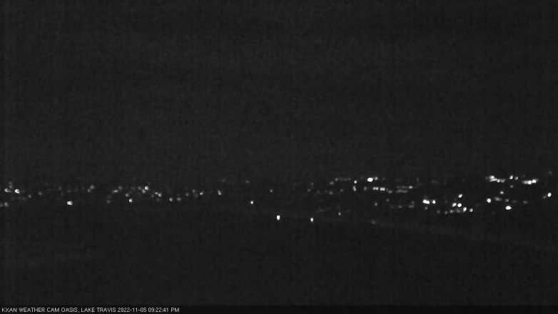Lake Travis webcam, November 5, 2022 9:25 PM CT