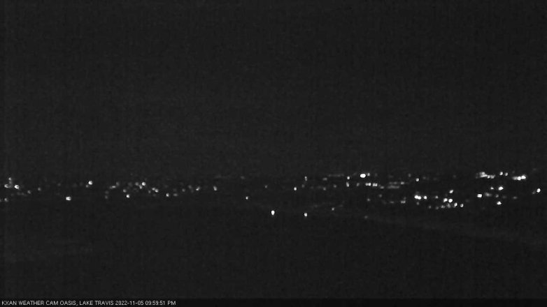 Lake Travis webcam, November 5, 2022 10:00 PM CT