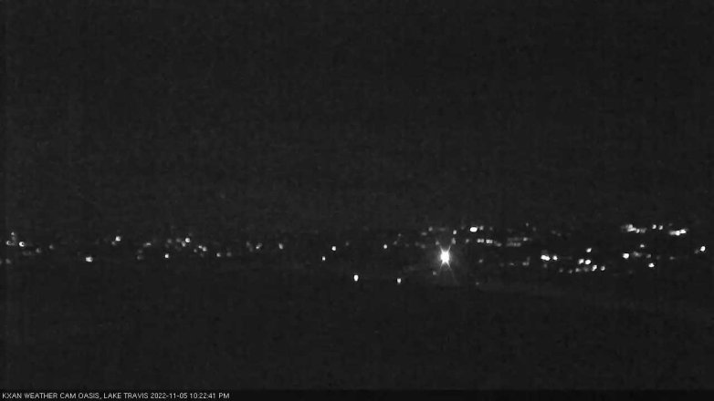 Lake Travis webcam, November 5, 2022 10:25 PM CT