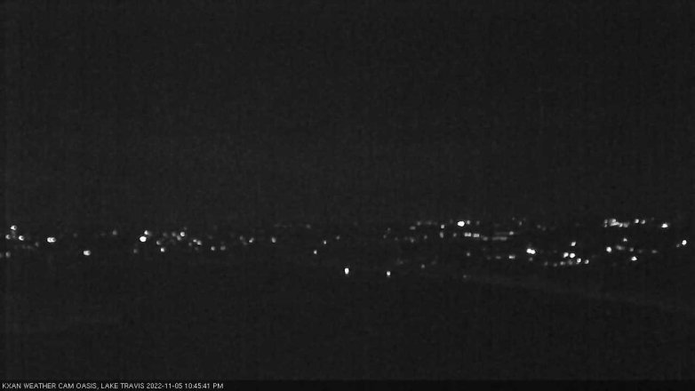 Lake Travis webcam, November 5, 2022 10:45 PM CT