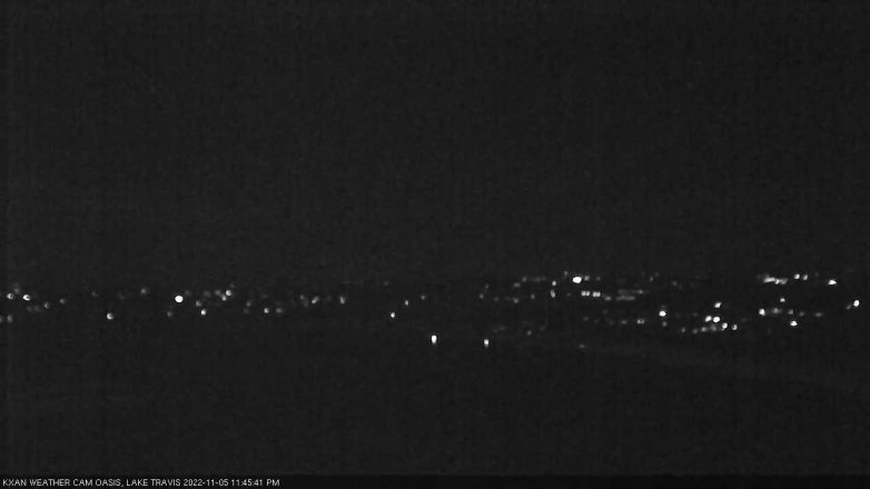 Lake Travis webcam, November 5, 2022 11:45 PM CT