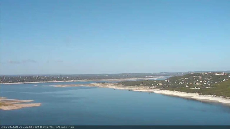Lake Travis webcam, November 6, 2022 10:00 AM CT