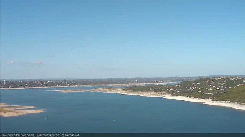 Lake Travis webcam, November 6, 2022 10:25 AM CT
