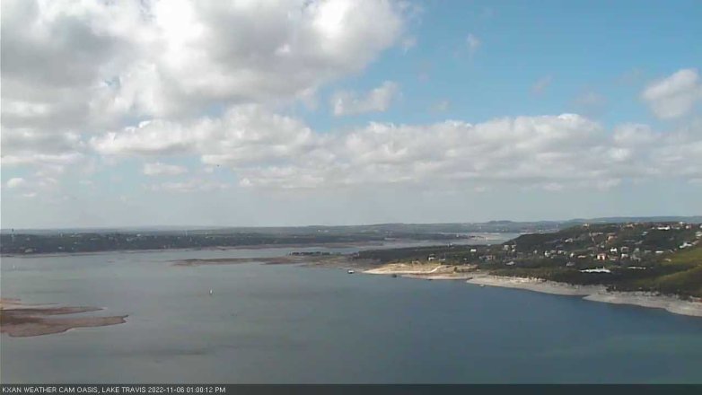 Lake Travis webcam, November 6, 2022 1:00 PM CT