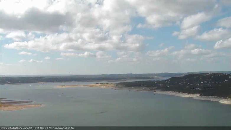 Lake Travis webcam, November 6, 2022 2:00 PM CT