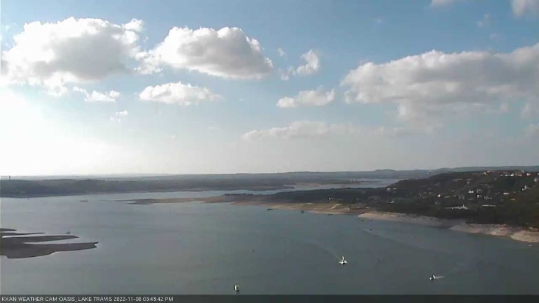 Lake Travis webcam, November 6, 2022 3:45 PM CT
