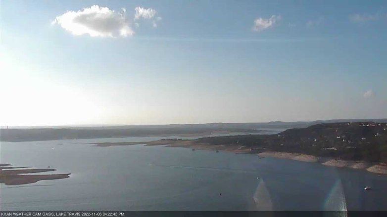 Lake Travis webcam, November 6, 2022 4:25 PM CT