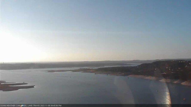 Lake Travis webcam, November 6, 2022 4:45 PM CT