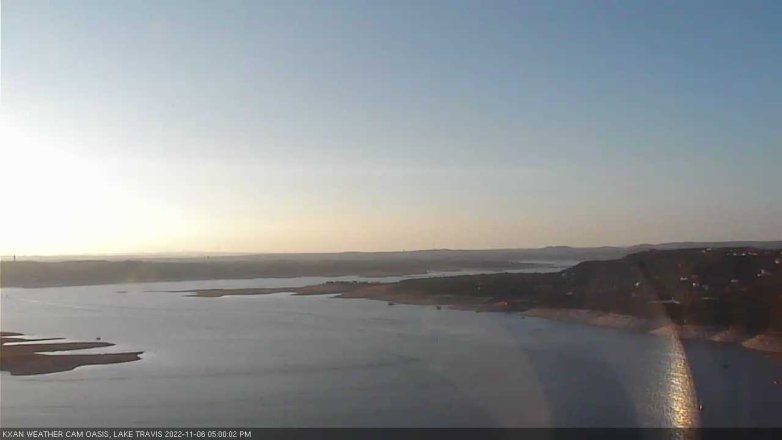 Lake Travis webcam, November 6, 2022 5:00 PM CT
