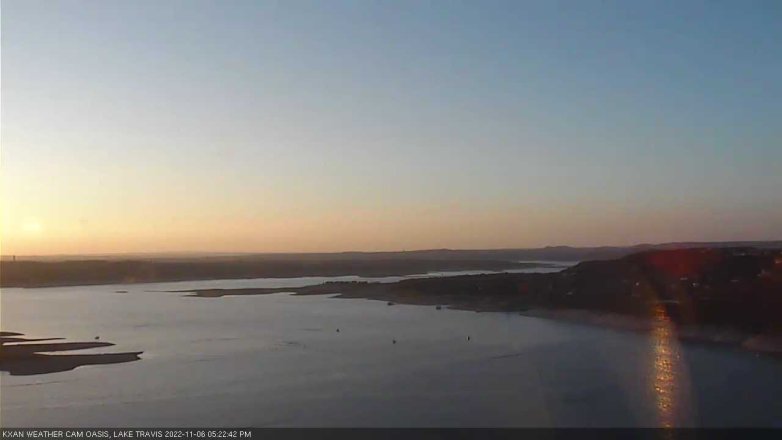 Lake Travis webcam, November 6, 2022 5:25 PM CT