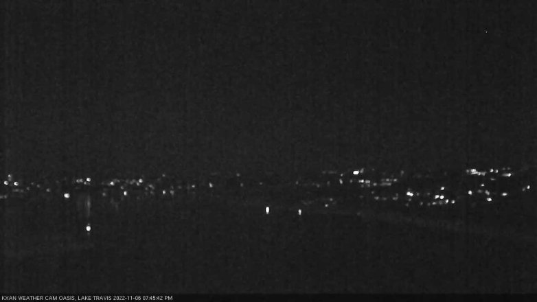 Lake Travis webcam, November 6, 2022 7:45 PM CT