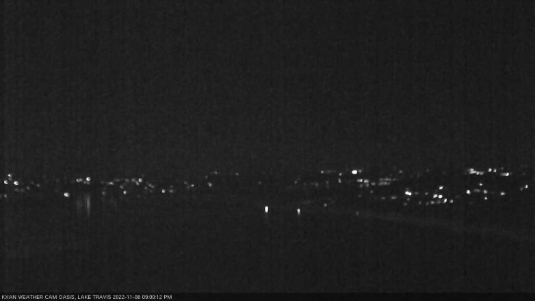 Lake Travis webcam, November 6, 2022 9:00 PM CT