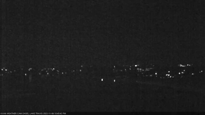 Lake Travis webcam, November 6, 2022 10:45 PM CT