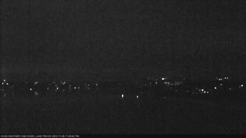 Lake Travis webcam, November 6, 2022 11:45 PM CT