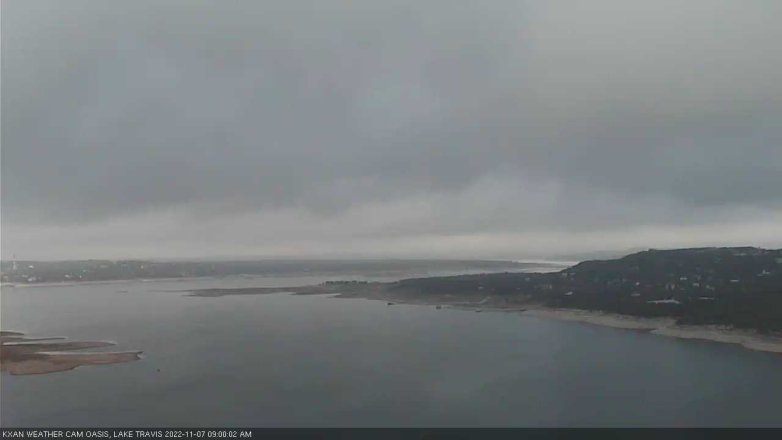 Lake Travis webcam, November 7, 2022 9:00 AM CT