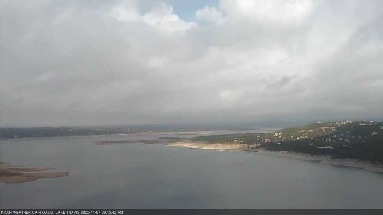 Lake Travis webcam, November 7, 2022 9:45 AM CT