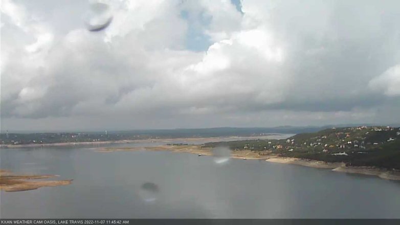 Lake Travis webcam, November 7, 2022 11:45 AM CT