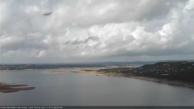 Lake Travis webcam, November 7, 2022 12:00 PM CT