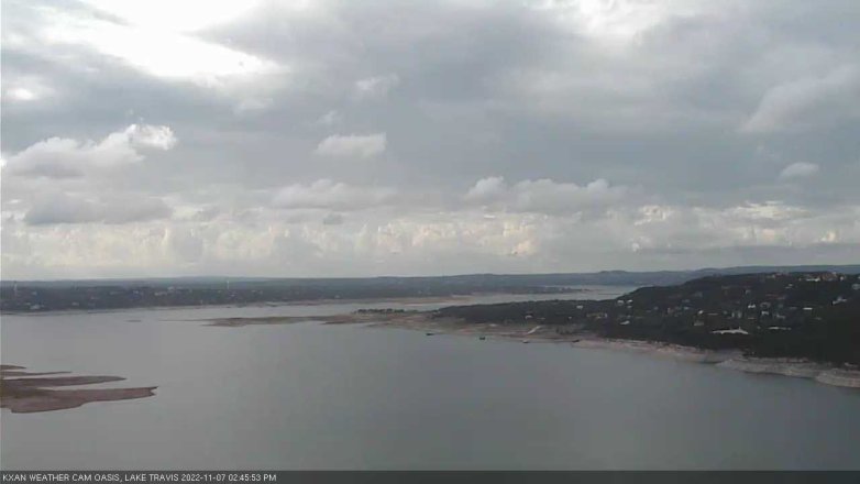 Lake Travis webcam, November 7, 2022 2:45 PM CT