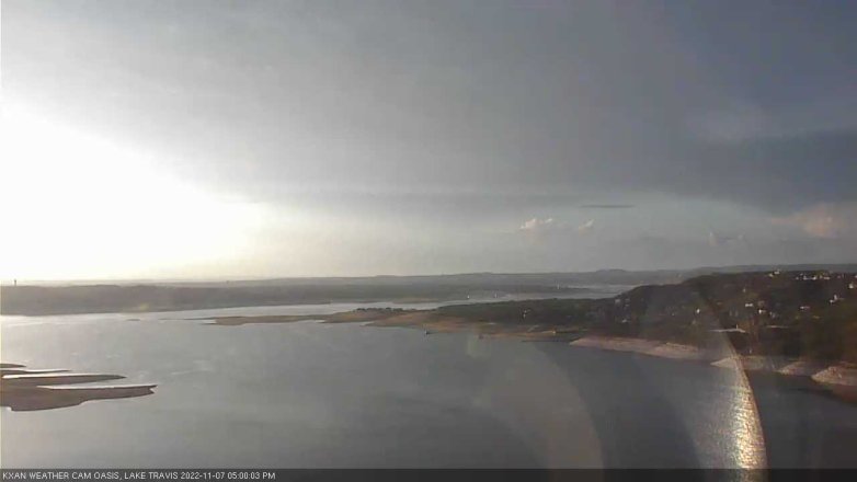 Lake Travis webcam, November 7, 2022 5:00 PM CT