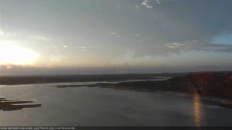 Lake Travis webcam, November 7, 2022 5:25 PM CT