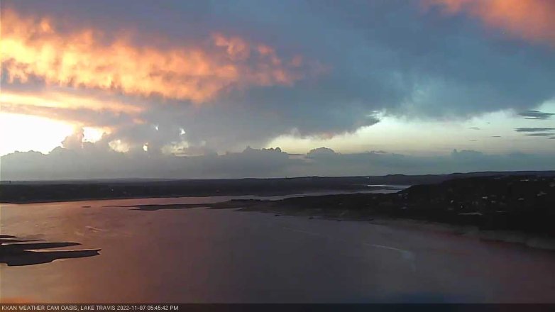 Lake Travis webcam, November 7, 2022 5:45 PM CT