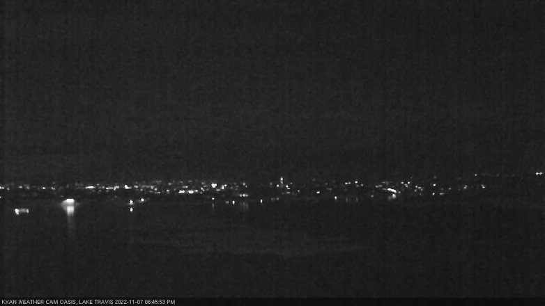 Lake Travis webcam, November 7, 2022 6:45 PM CT
