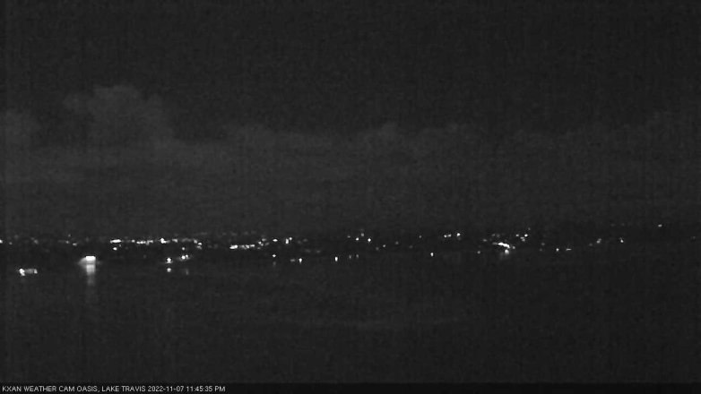 Lake Travis webcam, November 7, 2022 11:45 PM CT