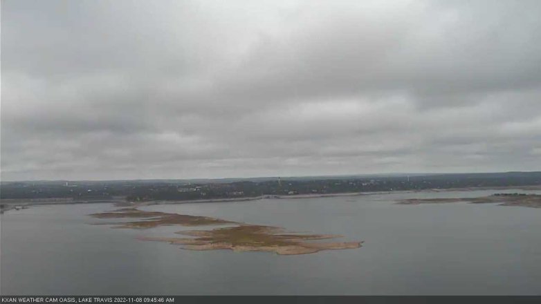 Lake Travis webcam, November 8, 2022 9:45 AM CT