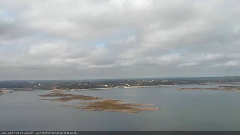 Lake Travis webcam, November 8, 2022 10:45 AM CT