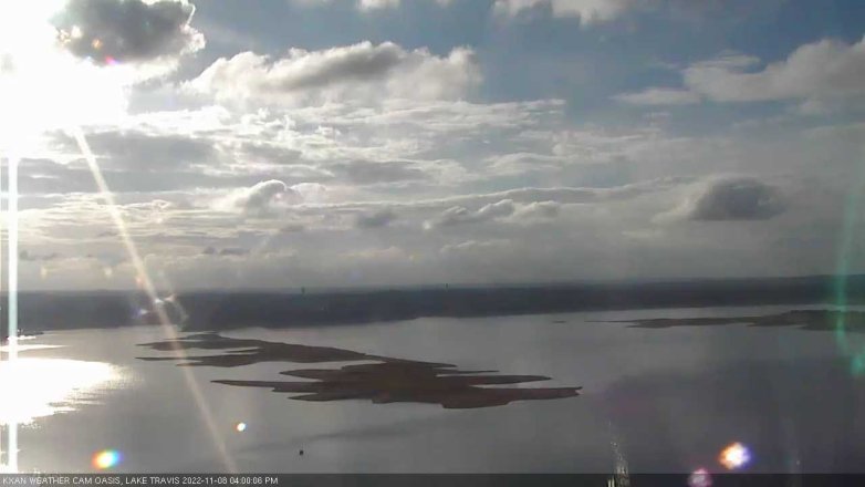 Lake Travis webcam, November 8, 2022 4:00 PM CT
