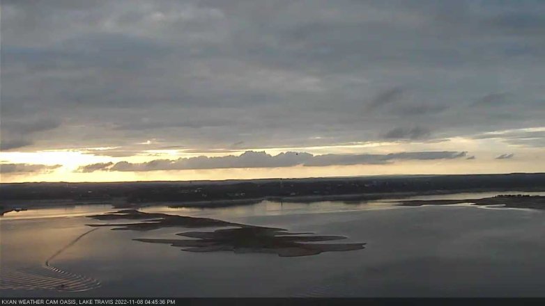 Lake Travis webcam, November 8, 2022 4:45 PM CT