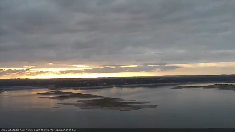 Lake Travis webcam, November 8, 2022 5:00 PM CT