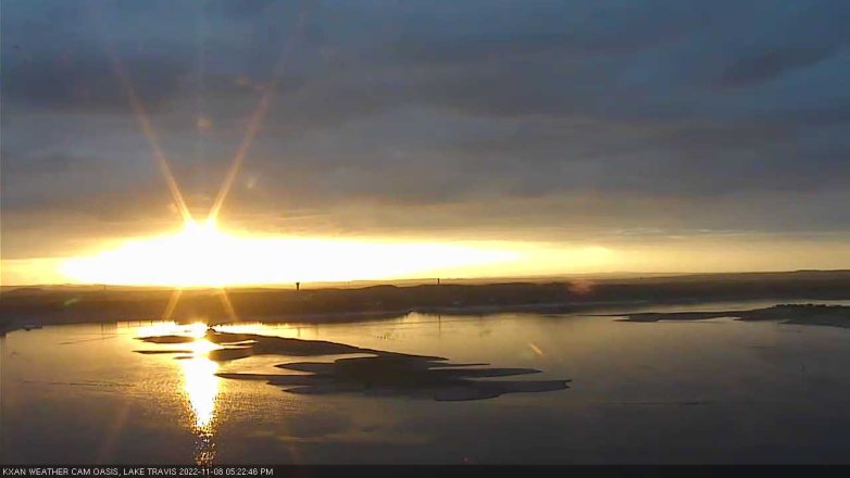 Lake Travis webcam, November 8, 2022 5:25 PM CT