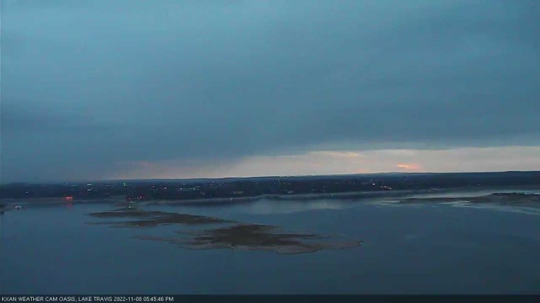 Lake Travis webcam, November 8, 2022 5:45 PM CT