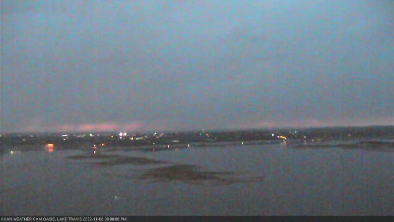 Lake Travis webcam, November 8, 2022 6:00 PM CT