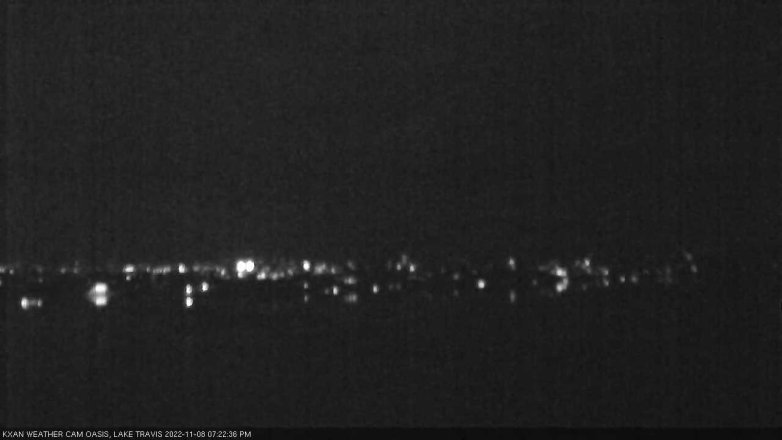 Lake Travis webcam, November 8, 2022 7:25 PM CT