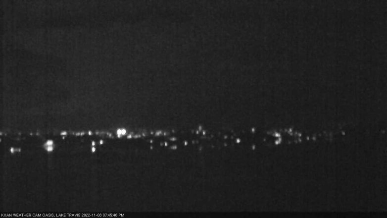 Lake Travis webcam, November 8, 2022 7:45 PM CT